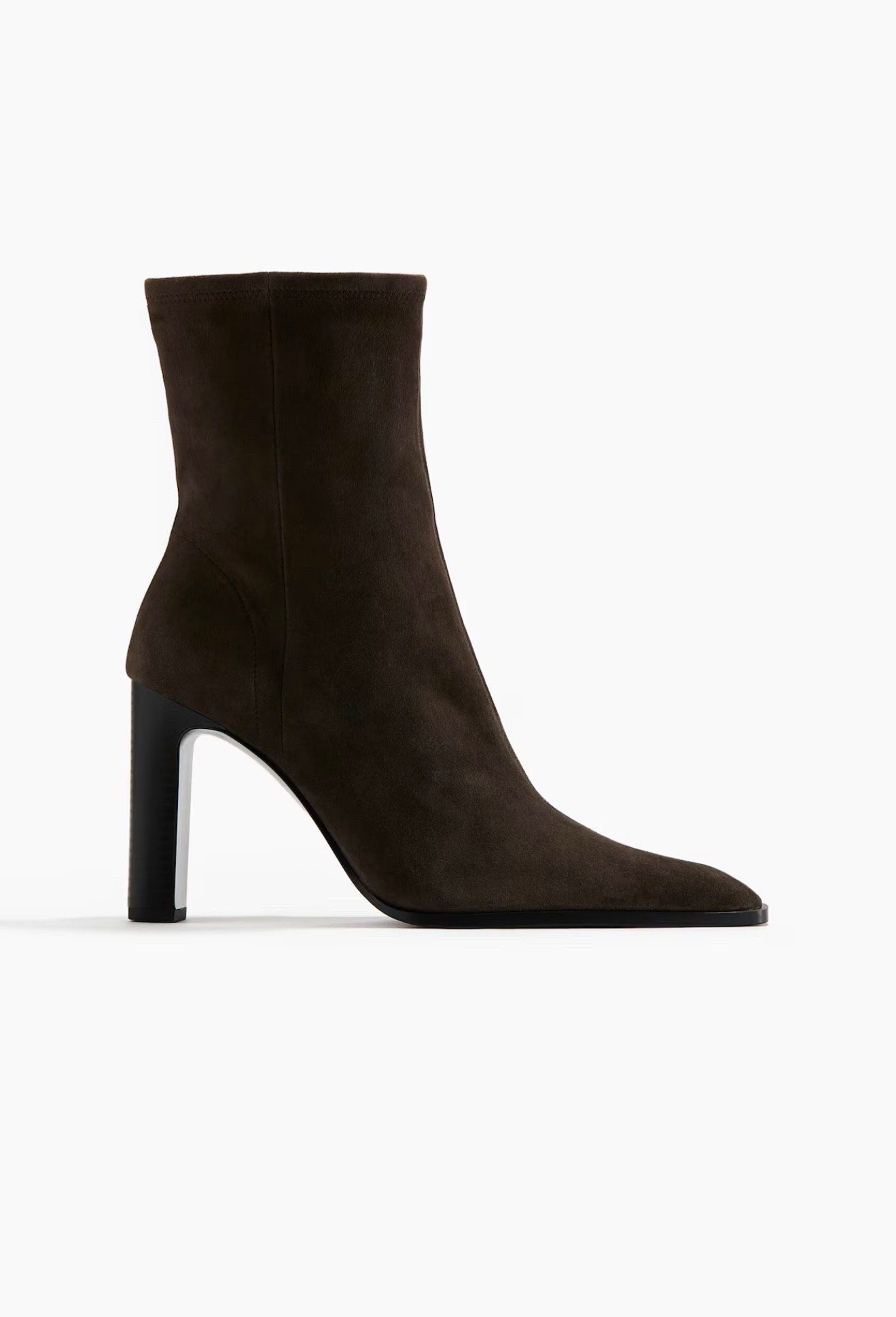 Sock boots in soft suede with chisel toes and block heels

#LTKwinter #LTKholiday #LTKfall