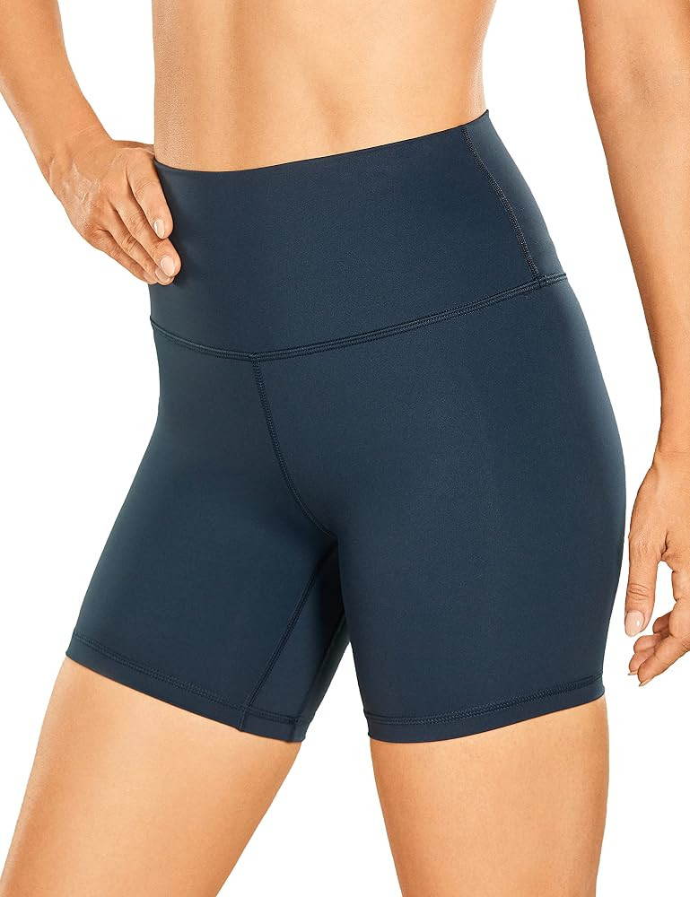CRZ YOGA Womens Naked Feeling Biker Shorts - 3'' / 4'' / 6'' / 8'' / 10'' High Waist Yoga Workout... | Amazon (US)
