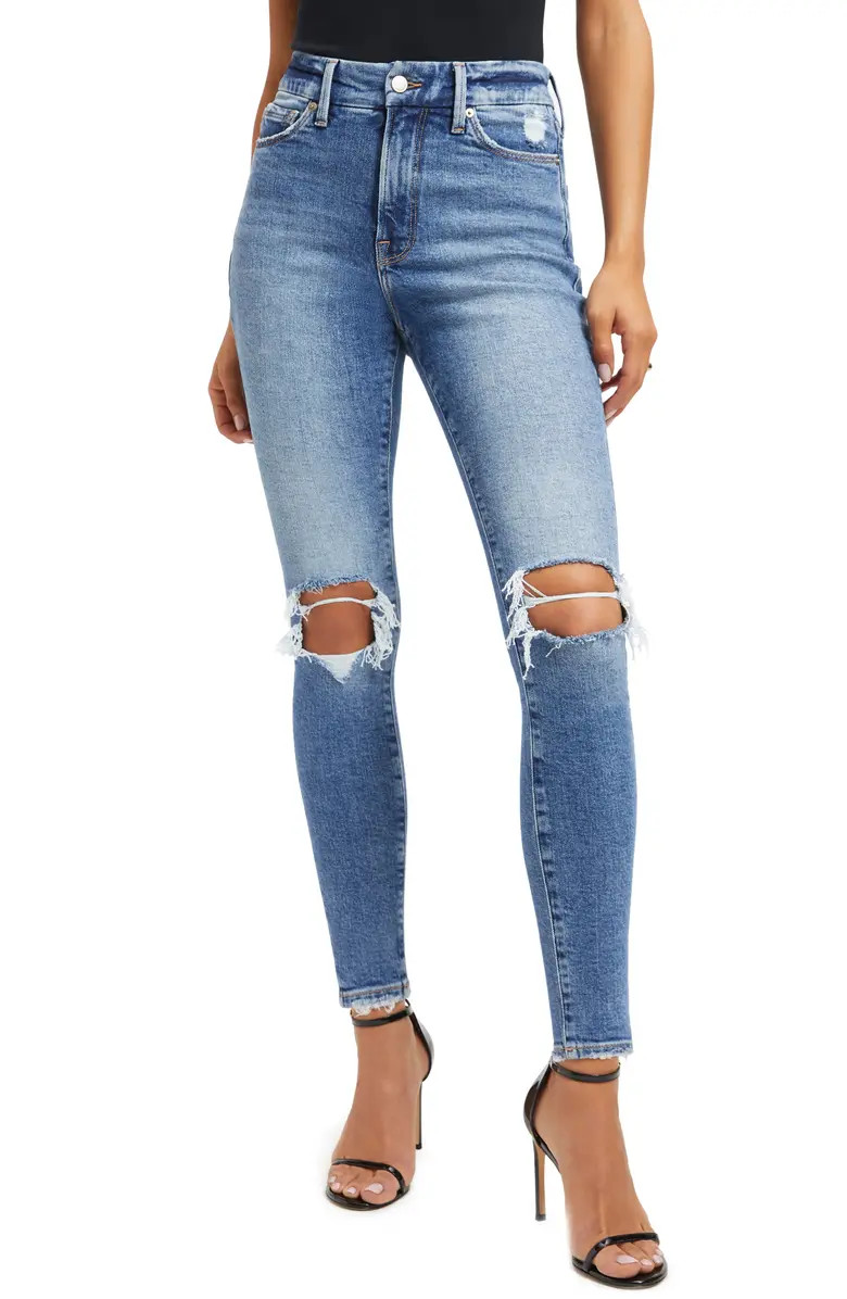 Good High Waist Ripped Skinny Jeans | Nordstrom