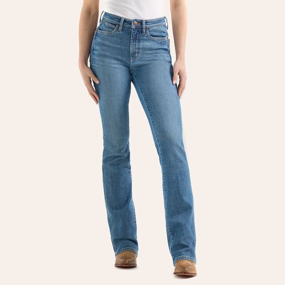 Wrangler Retro Women's Bailey Medium Wash Boot Cut Jeans | Cavender's