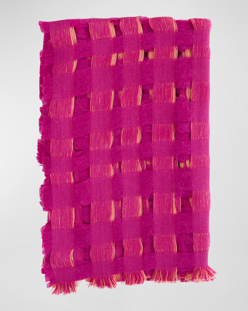 Dove and Donkey Space Between Us Reversible Throw, 54" x 80" | Neiman Marcus