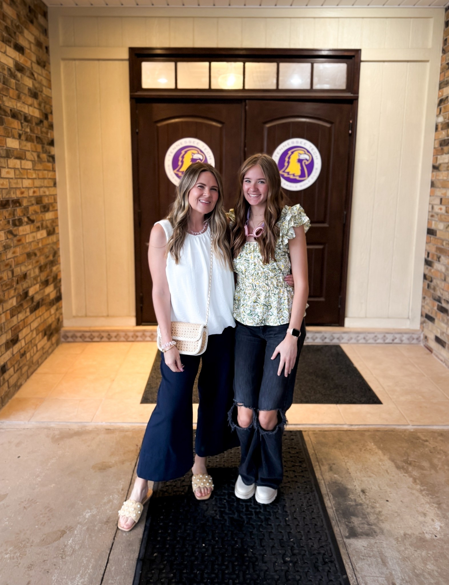 My daughter and I both wearing @Gibsonlook to my bday dinner last night. My top/pants and her top all smalls. Her top runs small. Her jeans are American Eagle. My shoes and bag are Target. And her goggles for senior assassin also Target 😂😜

#LTKOver40 #LTKmomlife #LTKstorytime