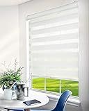 CHICOLOGY Everyday Cordless Zebra Shades, Light Filtering Dual Layer Window Blind Treatment Best for | Amazon (US)