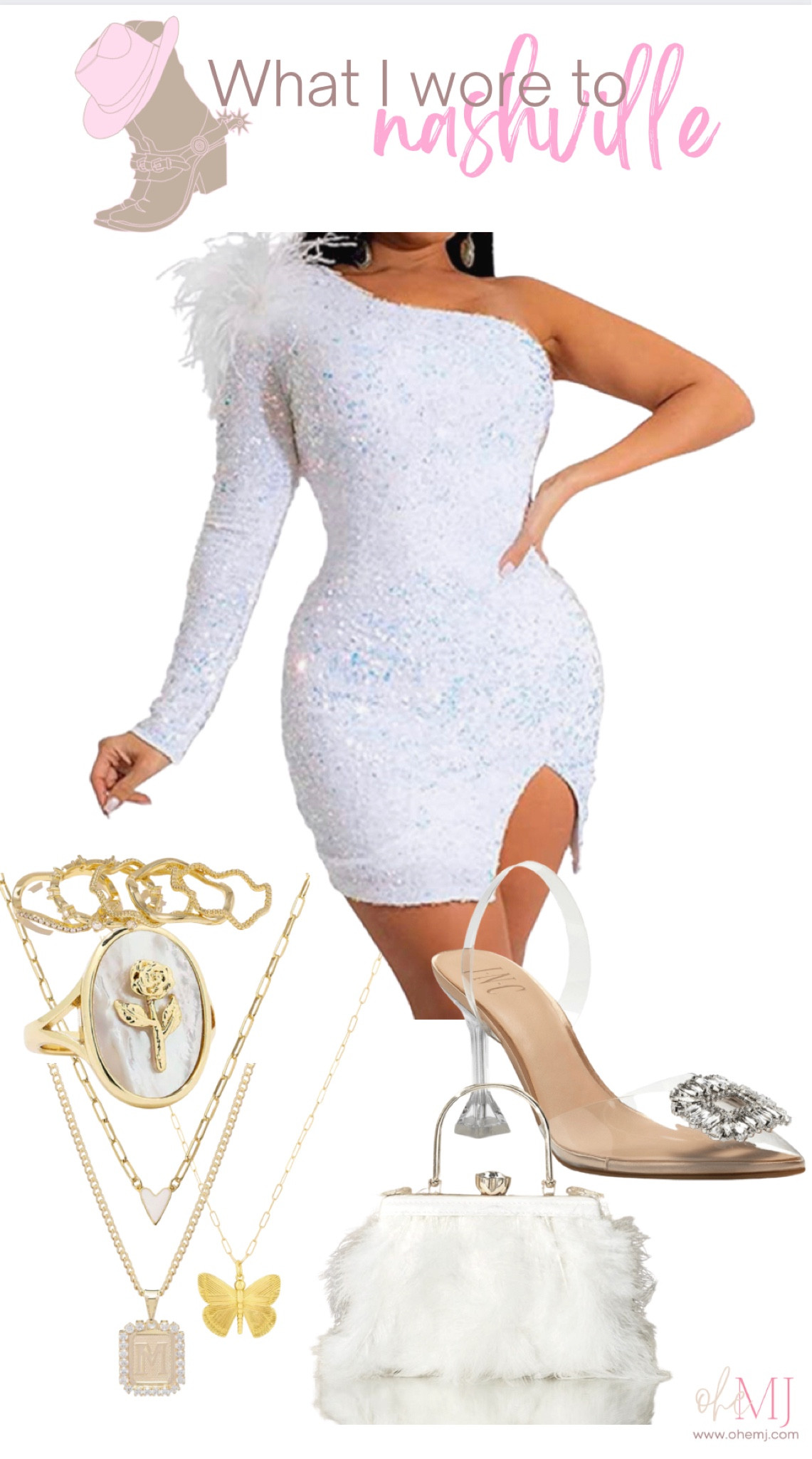 Birthday outfit!
- White one shoulder sequin dress, lots of stretch with a zipper backing (S)
- Clear pumps (tts, 6.5)


#LTKsalealert #LTKfit #LTKstyletip