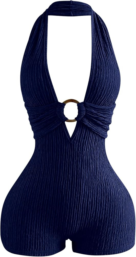 BEAUDRM Women's Sexy Summer Romper Y2K Country Concert Rave Club Outfits | Amazon (US)