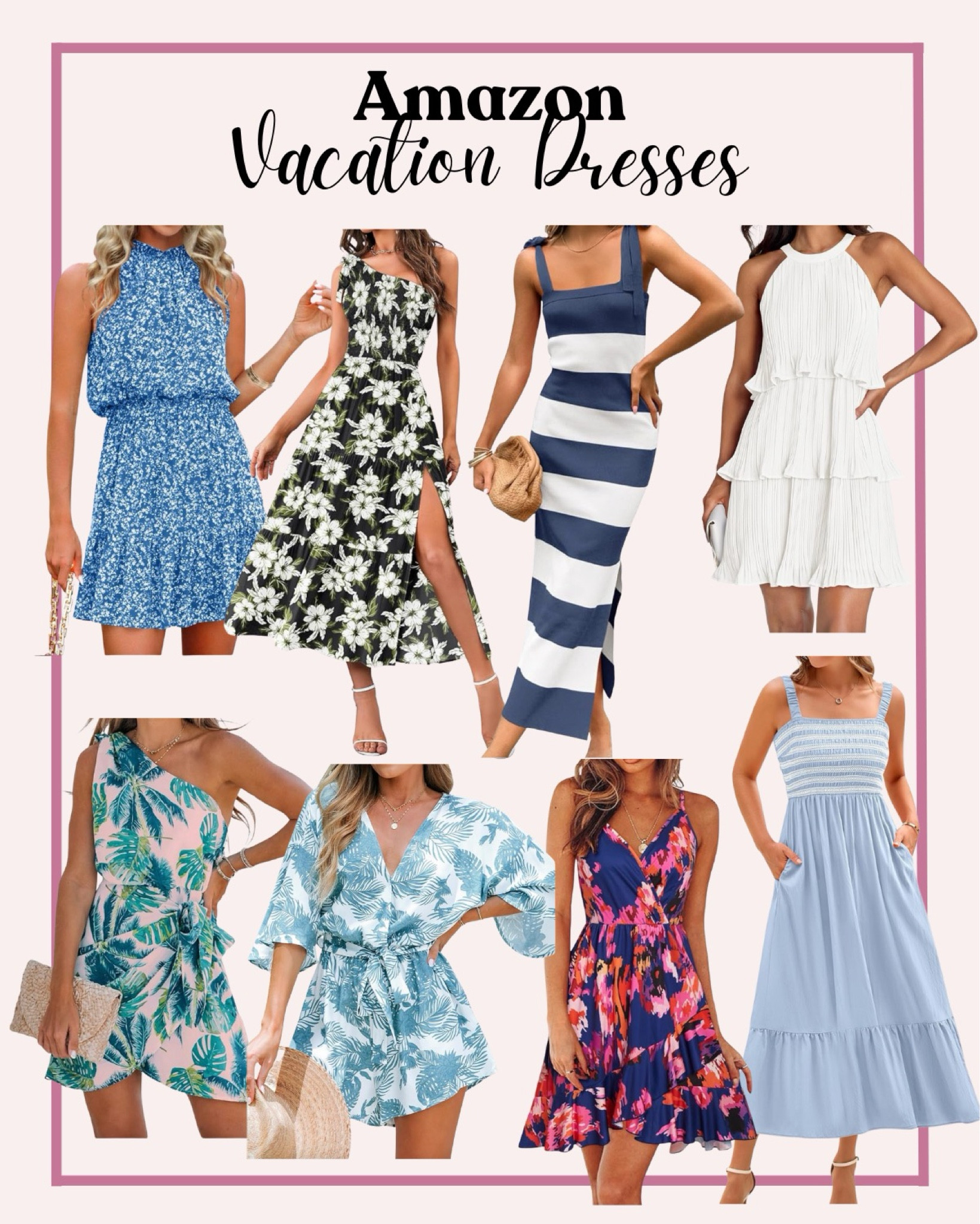 Amazon vacation dress round up ☀️

#LTKSeasonal #LTKTravel #LTKFindsUnder100