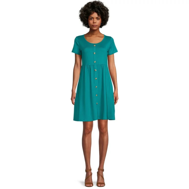 Nine.Eight Women's Empire Waist Knit Dress | Walmart (US)