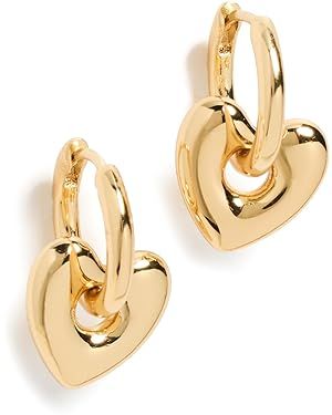 Madewell Women's Puffy Heart Huggie Hoop Earrings | Amazon (US)