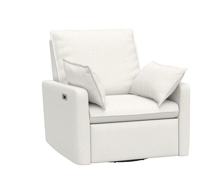 Paxton Pillow Swivel Glider Recliner | Pottery Barn Kids