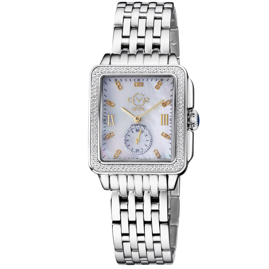 GV2 by Gevril Bari Tortoise Mother of Pearl Dial Ladies Watch 9258B | Jomashop.com & JomaDeals.com
