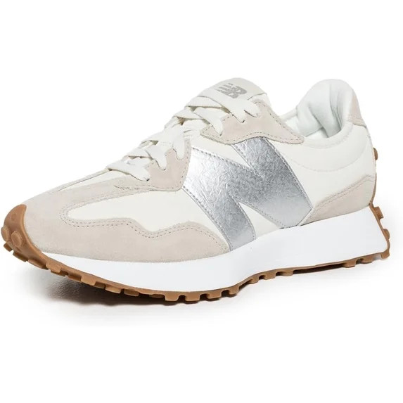 New Balance Women's 327 Sneaker, Angora/Silver Metallic, SIZE  8 | Walmart (US)