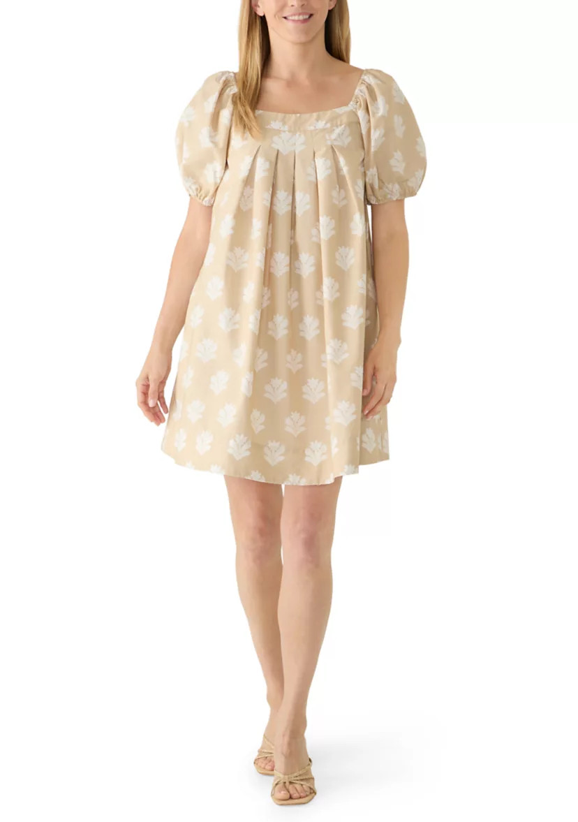 Women's Puff Sleeve Print Mini Shirtdress | Belk