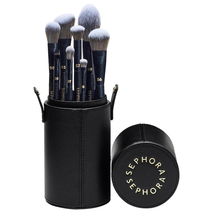 8-Piece Pro Face and Eye Brush Set | Sephora (US)
