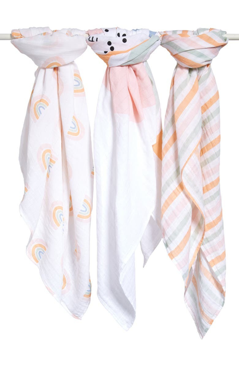 Baby 3-Pack Muslin Swaddles | Nordstrom
