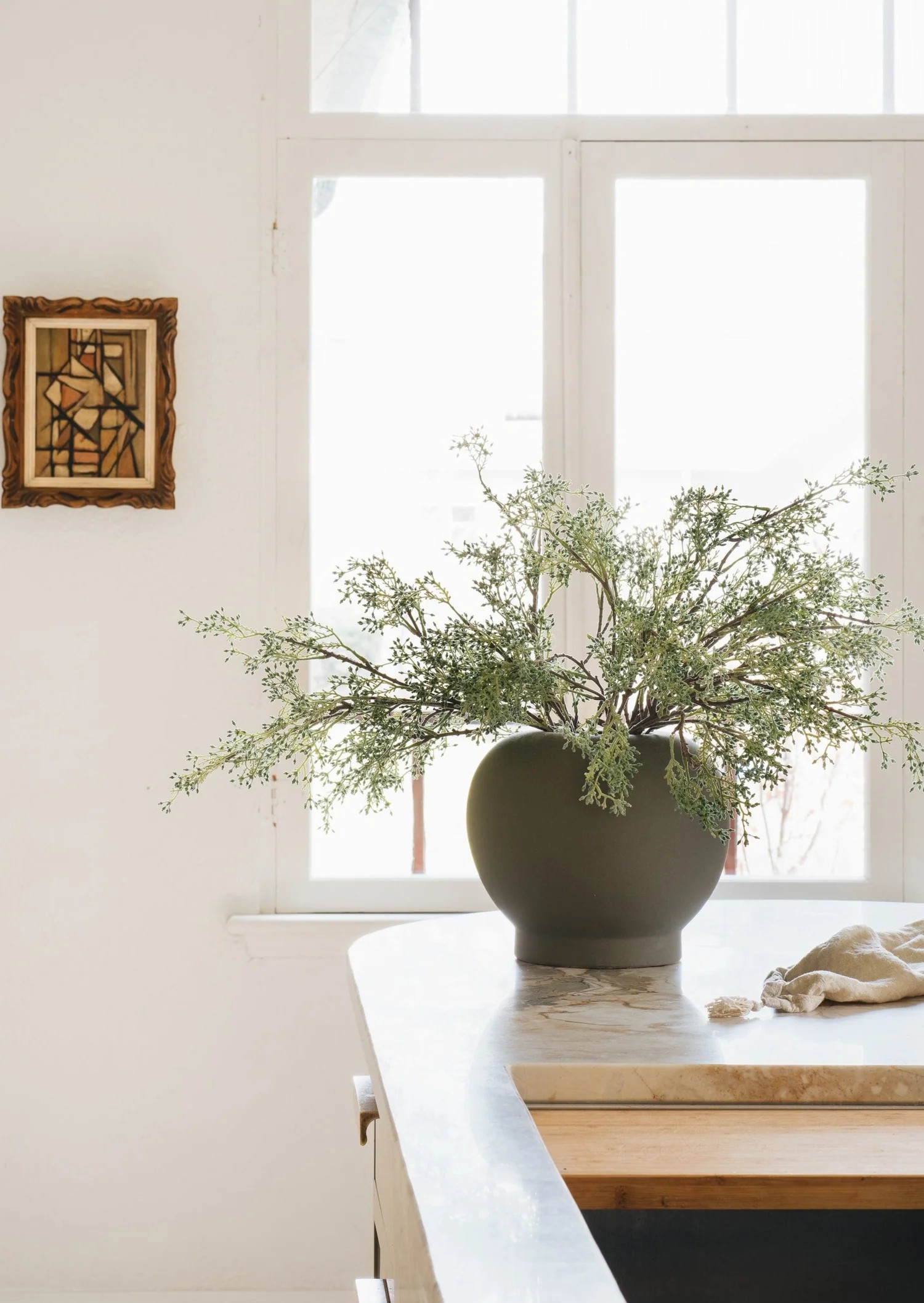 Artificial Seeded Eucalyptus Greenery Branch - 27" | Afloral