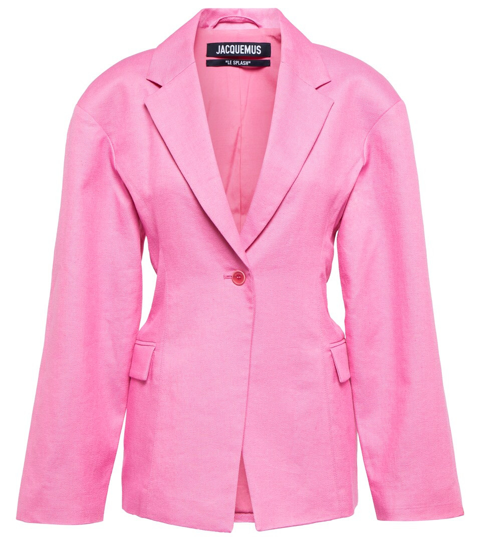 La Veste Fresa linen-blend blazer | Mytheresa (UK)