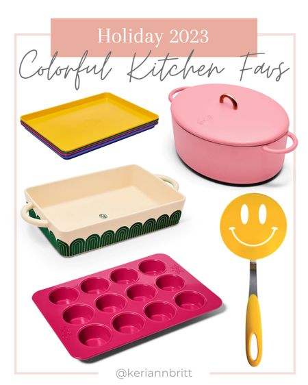 Colorful holiday kitchen favs 

Holiday gift ideas / Christmas gifts / 2023 gift guide / holiday gifts / gifts for her / gifts for foodies / cookware / bakeware / kitchen gifts / wedding registry gifts / pink cookware 

#LTKhome #LTKHoliday #LTKGiftGuide