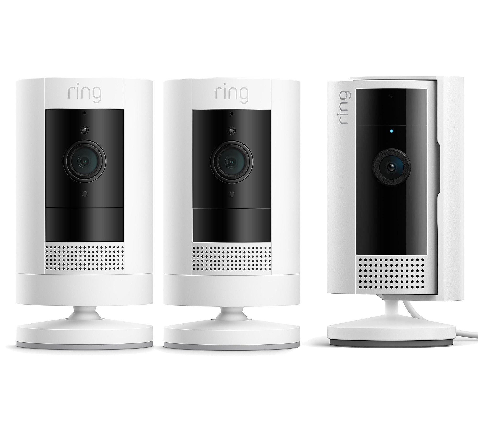 Ring 3pk Cam with 2 In/Out Stick Up Cams & 1 Indoor Cam | QVC
