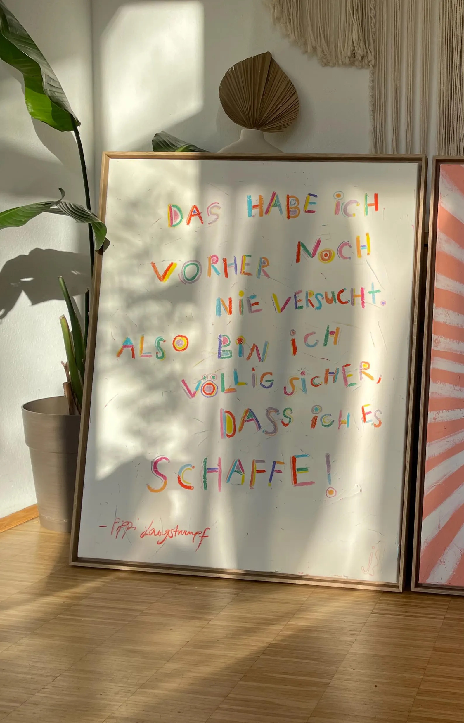 Pippi Langstrumpf Poster Kinderzimmer I Kunstdruck eines handgemalten Originals | Motivierender A... | Etsy (US)