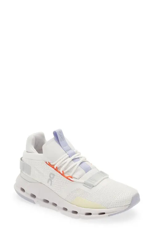 On Cloudnova Sneaker in White/Glacier at Nordstrom, Size 5 | Nordstrom