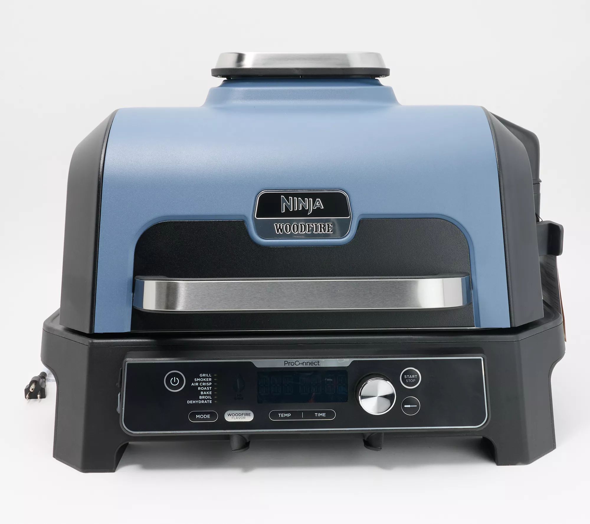 Ninja WoodFire ProConnect XL Outdoor Electric Smoker & AirFry Grill - QVC.com | QVC