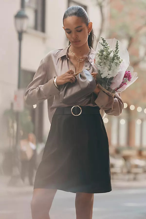 Drew Low-Rise Bermuda Shorts | Anthropologie (US)