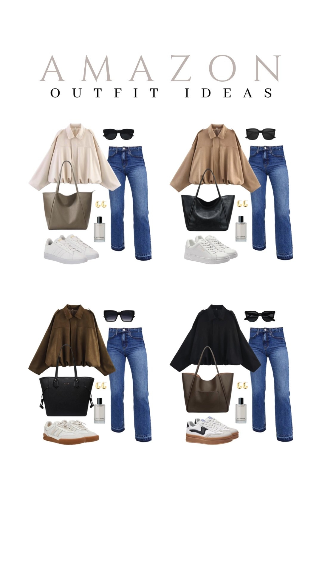 Five easy ways to style trendy jackets and jeans you’ll love wearing!
bomber jacket, vintage style sunglasses, leather bag, beauty finds, affordable fashion, trendy look, viral products, casual outfit idea, fall style, how to style, ways to style, fall look, amazon fashion, affordable style

#LTKSeasonal #LTKStyleTip #LTKU