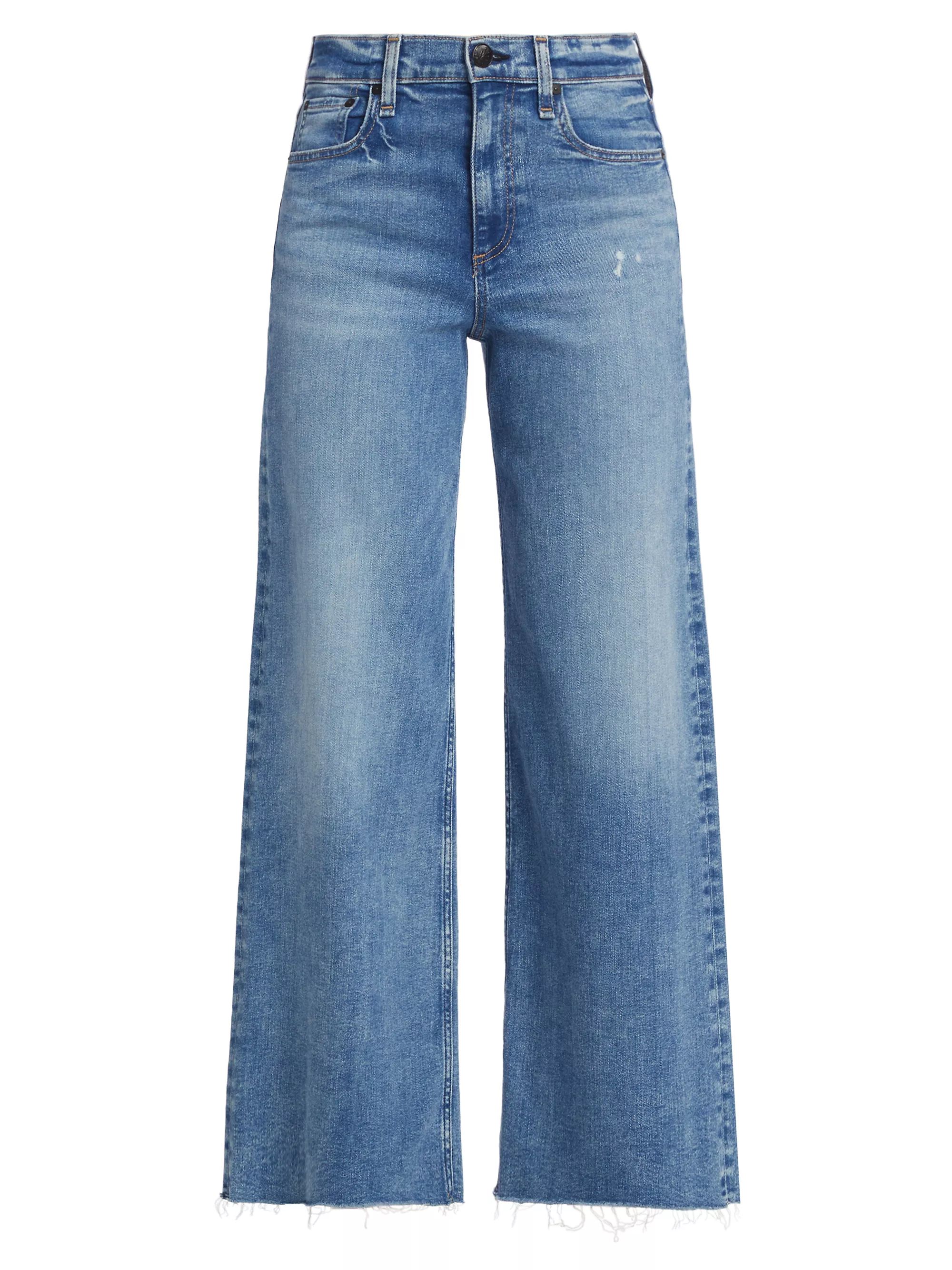 Sofie Wide-Leg Cropped Jeans | Saks Fifth Avenue