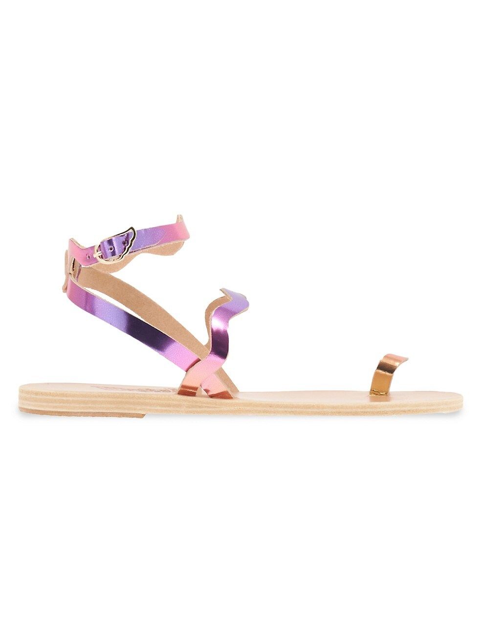 Ancient Greek Sandals Elounda Hologram-Leather Sandals | Saks Fifth Avenue