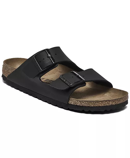 Birkenstock Women's Arizona Birkibuc Casual Sandals from Finish Line - Macy's | Macy's