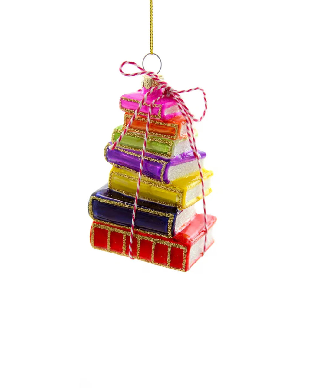 Stacked Tomes Bright Ornament | ban.do