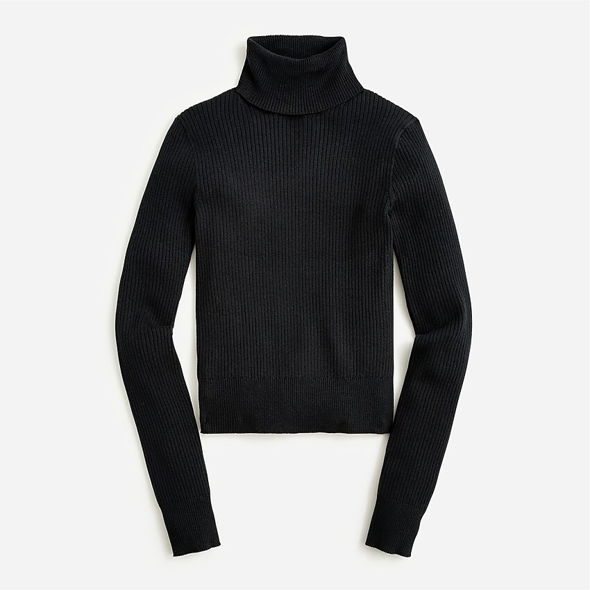TENCEL™ lyocell-blend ribbed turtleneck sweater | J. Crew US