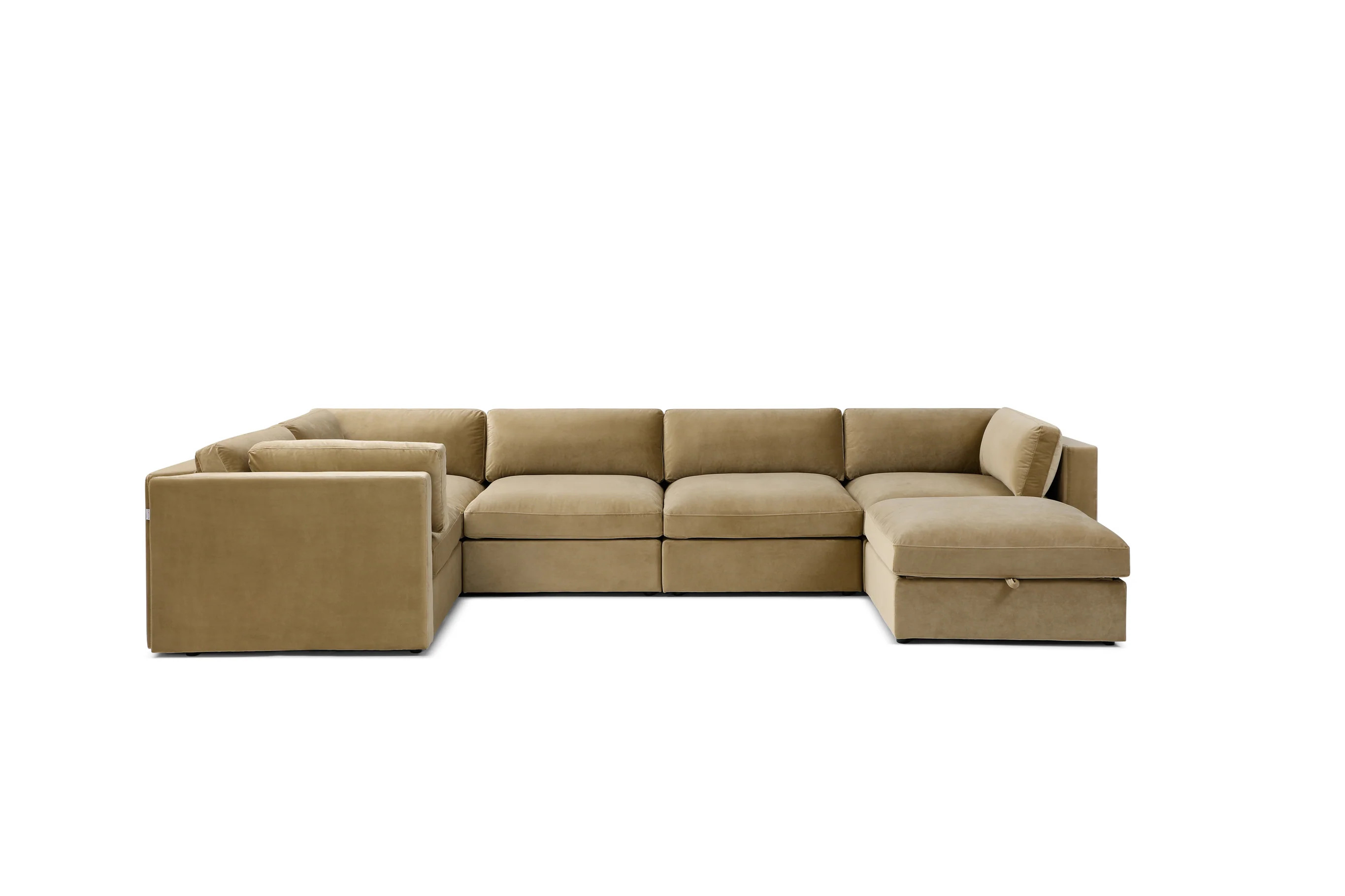 Bella Grand Corner + Storage Ottoman | Bellamia Collections