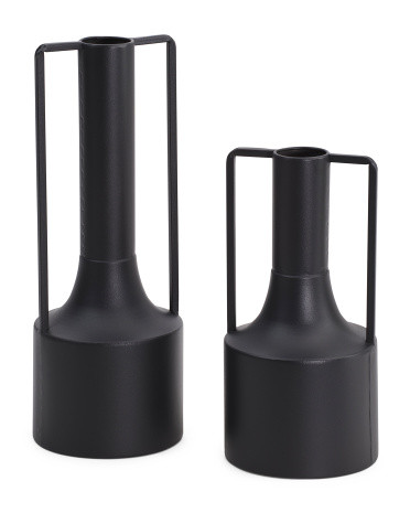 Set Of 2 Metal Vases | TJ Maxx