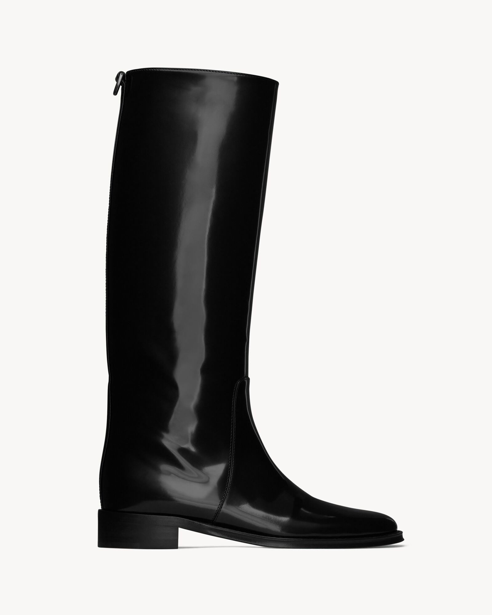 hunt boots in glazed leather | Saint Laurent Inc. (Global)