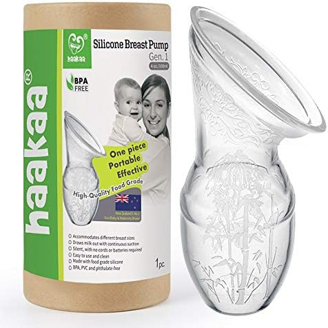 Haakaa Manual Breast Pumps Silicone Breastpump Breastfeeding Pump Milk Pump 100% Food Grade Silicone | Amazon (UK)