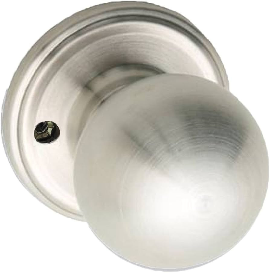 Copper Creek BK2090SS Ball Door Knob, Dummy Function, 1 Pack, in Satin Stainless | Amazon (US)