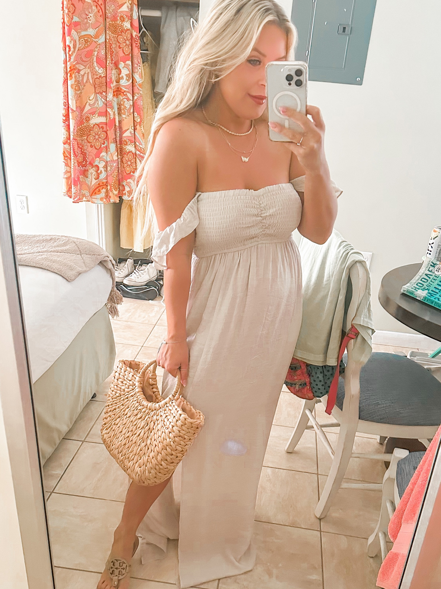 Beach dress for beach pictures . Sand maxi dress. Red dress size small and true to size but a little long on me! I’m 5’1. #resortwear #neutraldress 

#LTKfamily #LTKswim #LTKtravel