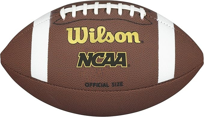 Wilson NCAA Composite Football - Official Size, Brown, 1 | Amazon (US)