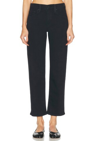 MOTHER The Newbie Hover Jeans in Black | FWRD 