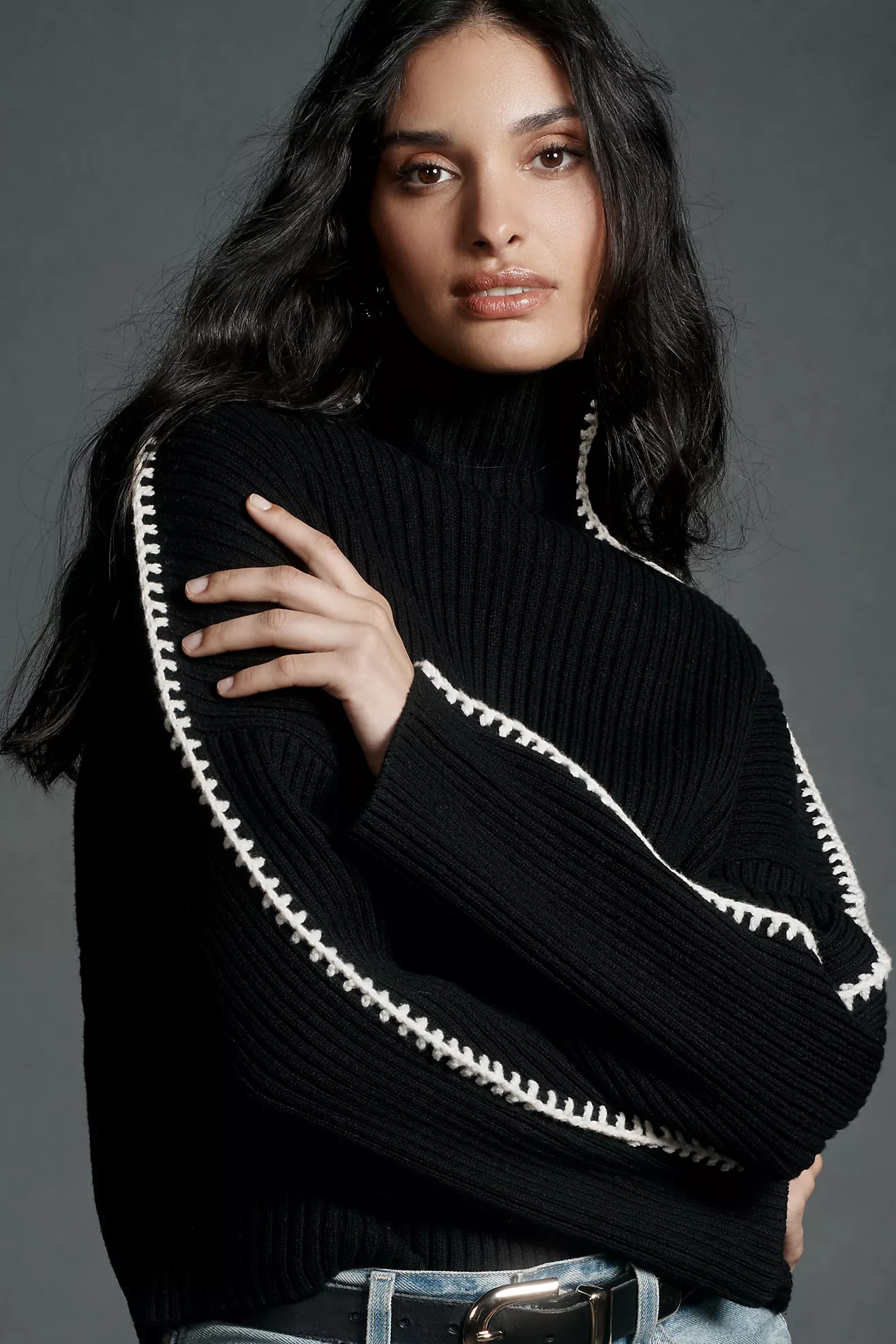 rag & bone Ingrid Rib Turtleneck Sweater | Anthropologie (US)