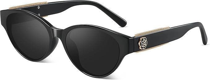 Sunglasses Womens Retro Oval Sunglasses for Women Trendy Sun Glasses Classic Shades UV400 Protect... | Amazon (US)