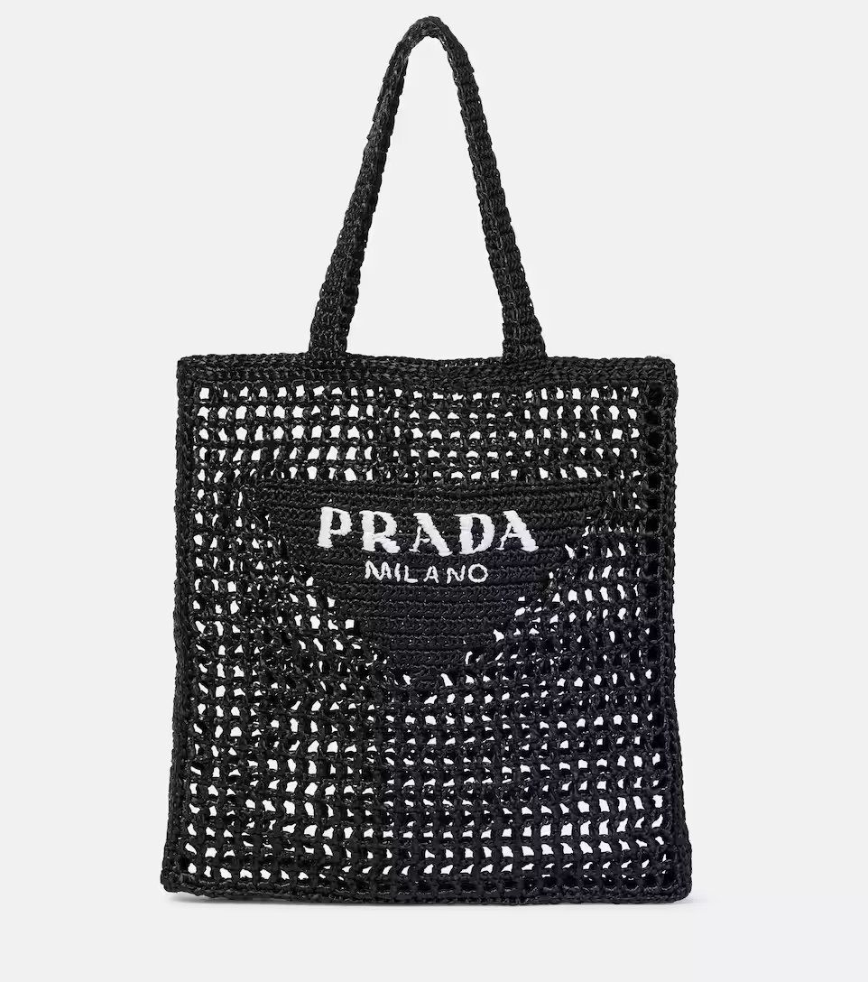 Logo raffia tote | Mytheresa (UK)