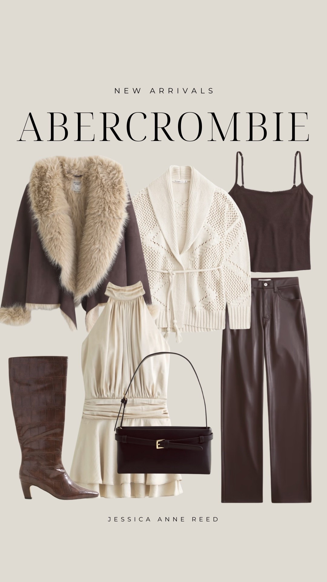Abercrombie New Arrivals! Jacket, cardigan, tank top, leather pants, bag, boots, dress

#LTKGiftGuide #LTKdayinmylife #LTKHoliday