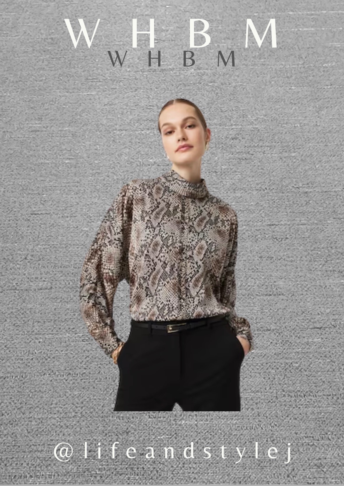 The WHBM tie back satin blouse brings soft shine and elegant detail to midlife, ageless style. Pair it with high rise trousers or a classic midi skirt, add sleek heels or loafers, and keep jewelry simple for a polished modern look that works day to evening. #midlifefashion #agelessstyle #satinblouse #modernwardrobe #effortlesschic  

 #LTKootd #LTKSeasonal #LTKOver40