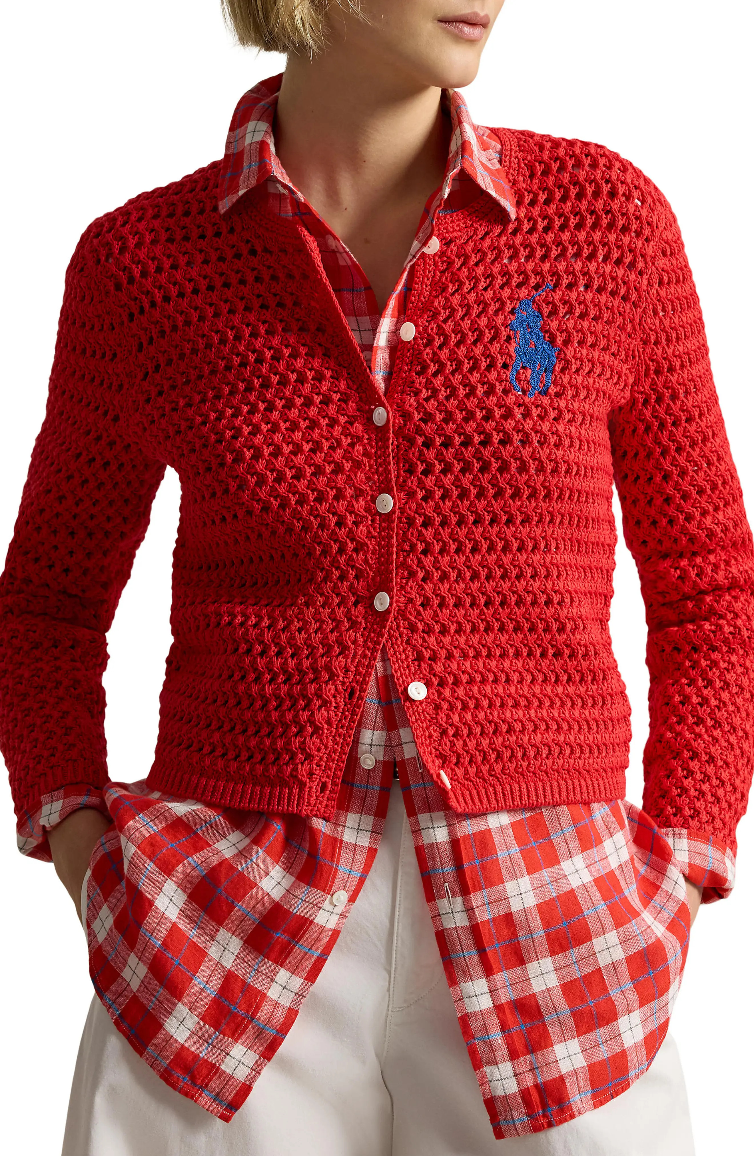 Big Pony Cotton Cardigan (Women) | Nordstrom | Nordstrom