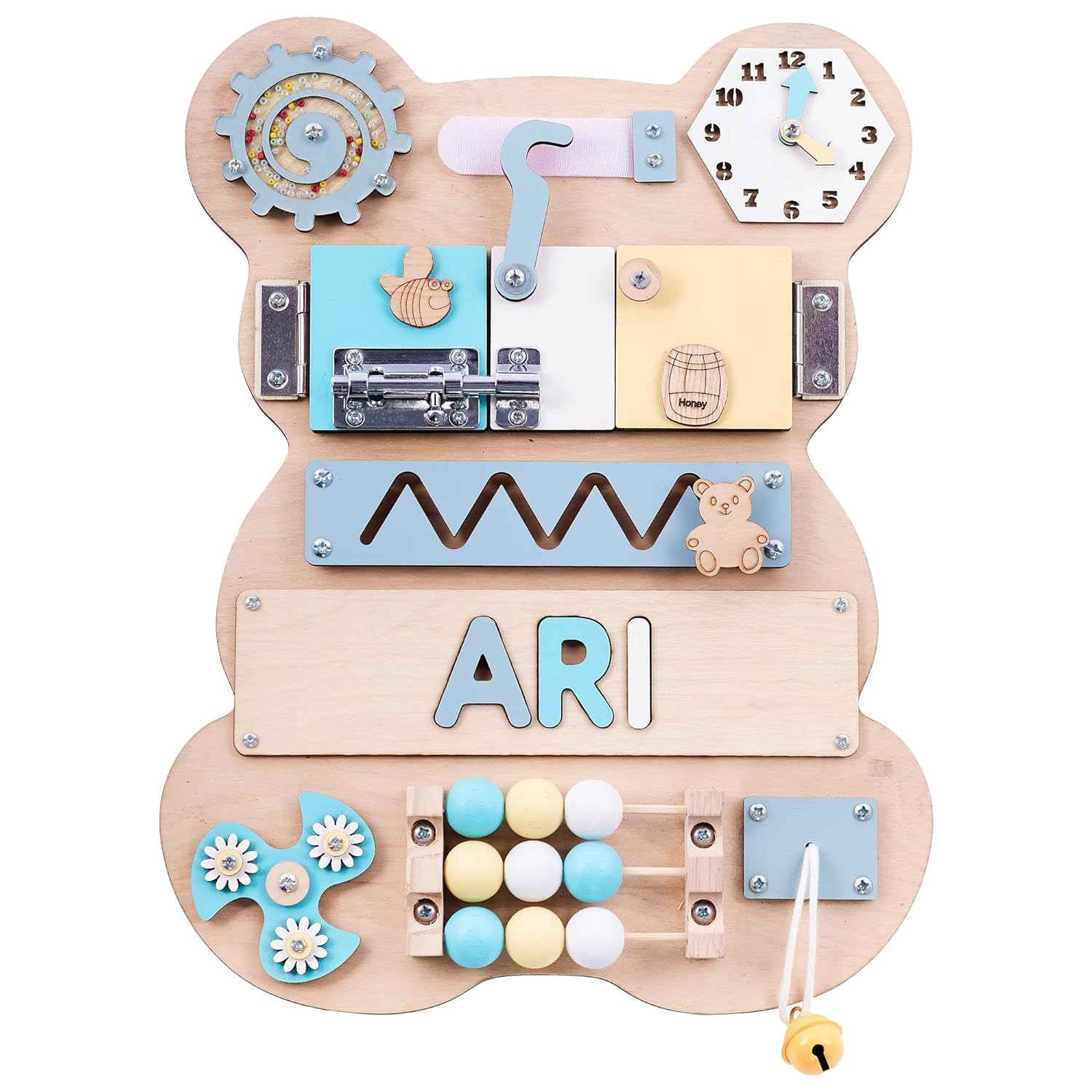 Nabytok Customized Name Puzzle for Toddlers (Fixed I J Letters) Personalized Toddlers Busy Board,... | Amazon (US)