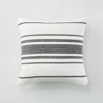 Variegated Stripe Indoor/Outdoor Throw Pillow - Hearth & Hand™ with Magnolia | Target