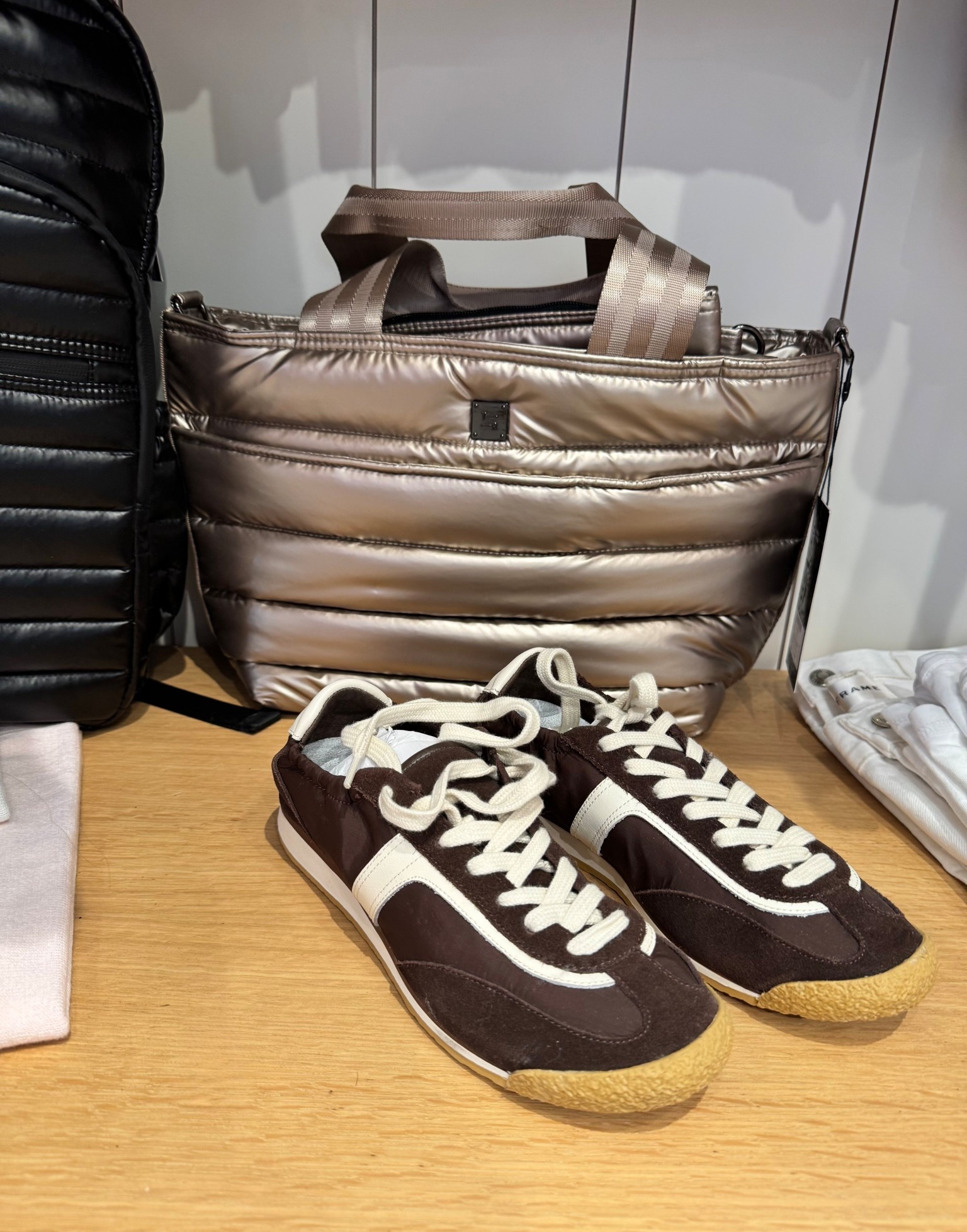 Shades of brown on neutral accessories  

#LTKActive #LTKTravel