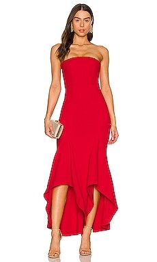 Lovers and Friends Urgonia Gown in Berry Red from Revolve.com | Revolve Clothing (Global)